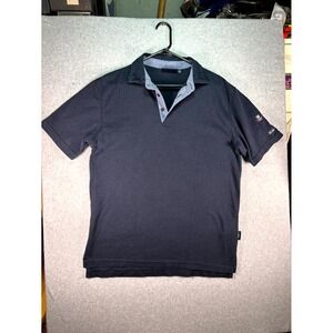 Tyndale USA Polo Shirt Men's L Gray Classic Fit Flame Resistant Golf Performance
